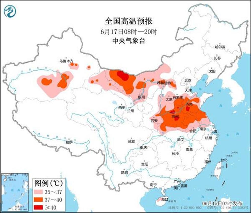 今年以来最强高温影响12省区，多地将冲击40℃