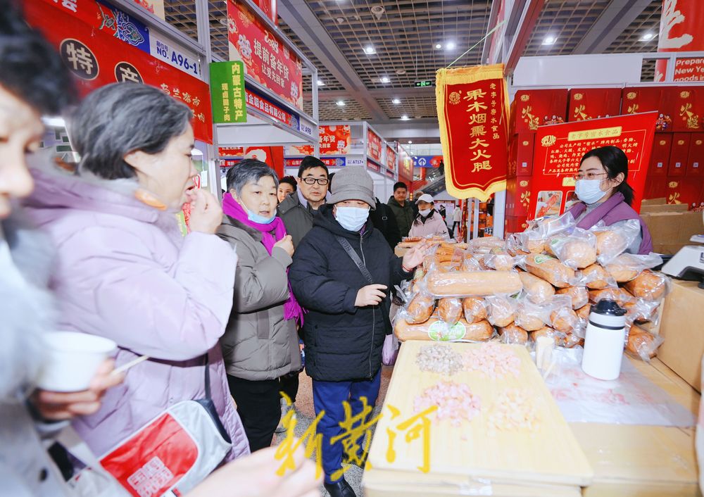 舜耕年货会上年味浓 市民热热闹闹买年货