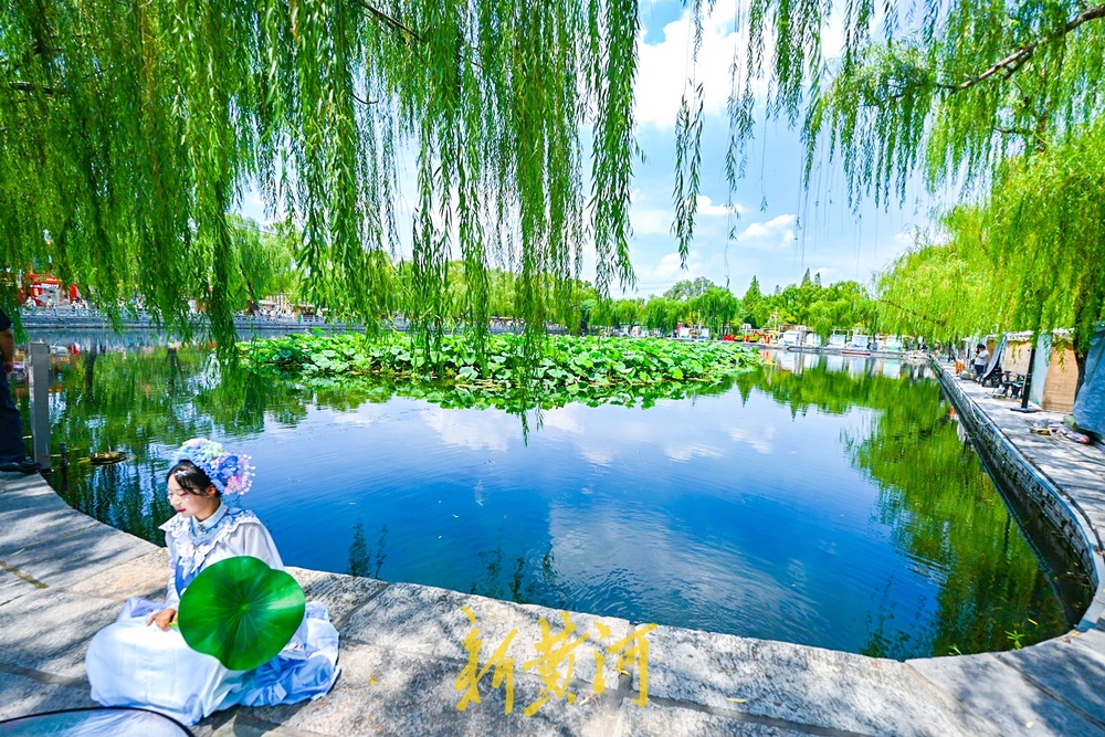 蓝天白云高温重返，济南开启纯净盛夏之颜