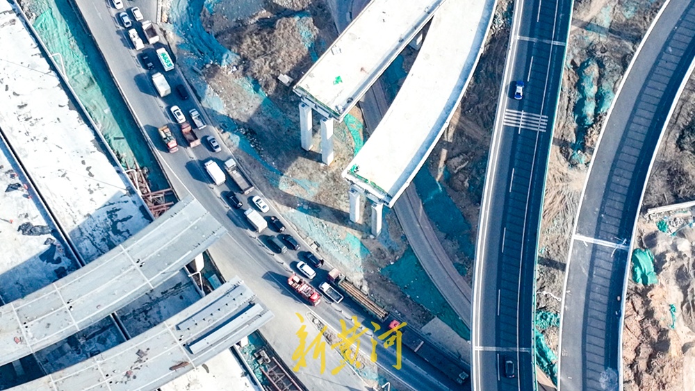 济南零点立交桥改造新进展，14条匝道即将实现“闭环”