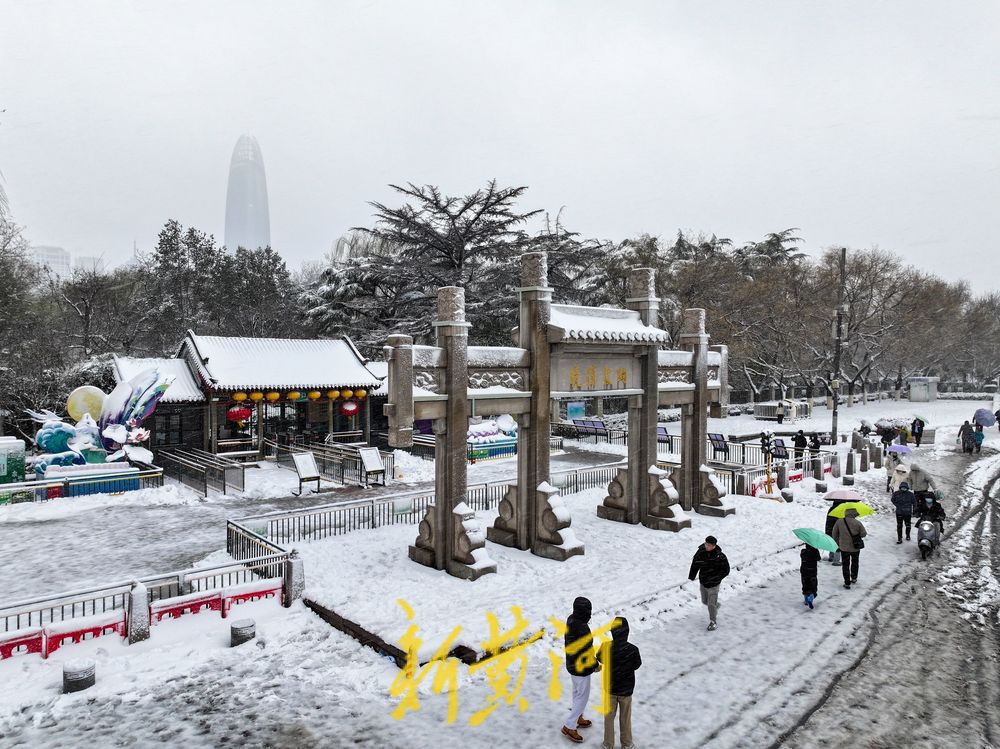 如诗如画！春雪绘就泉城梦幻雪景