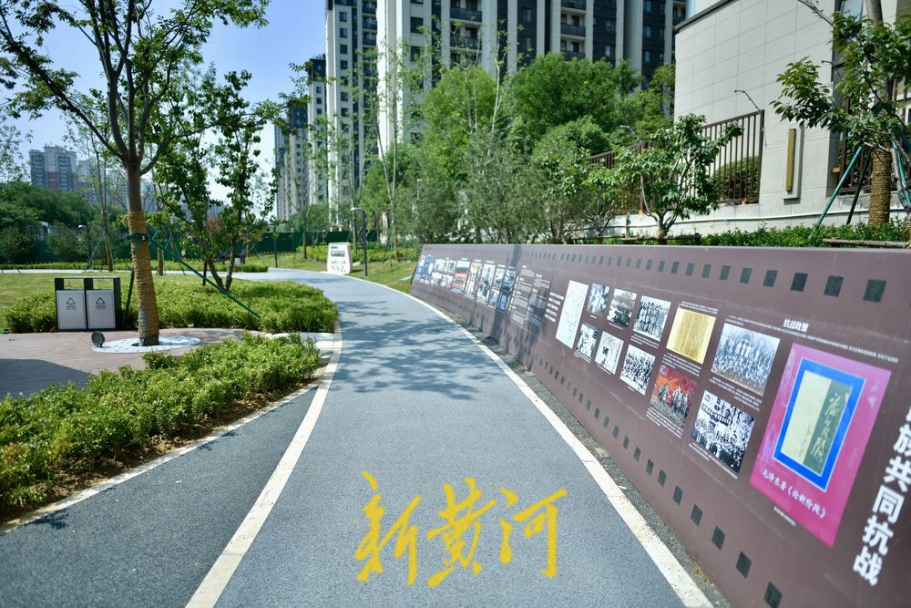 奥体中路旁新建公园 打造835平米的共享绿地