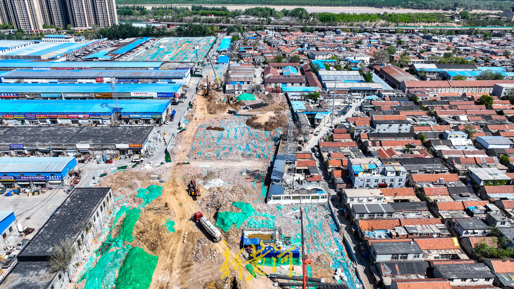 为地下排洪通道“腾位” 济南泺口片区这个区域拆除工作进入尾声