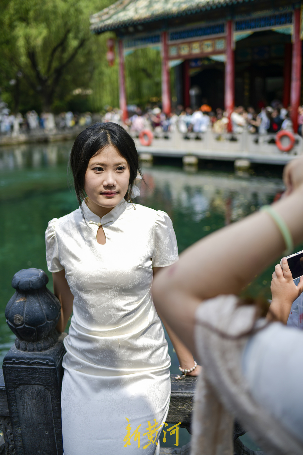 一年四季 泉在济南丨旗袍的风吹到了趵突泉  新中式旅游打卡爆红