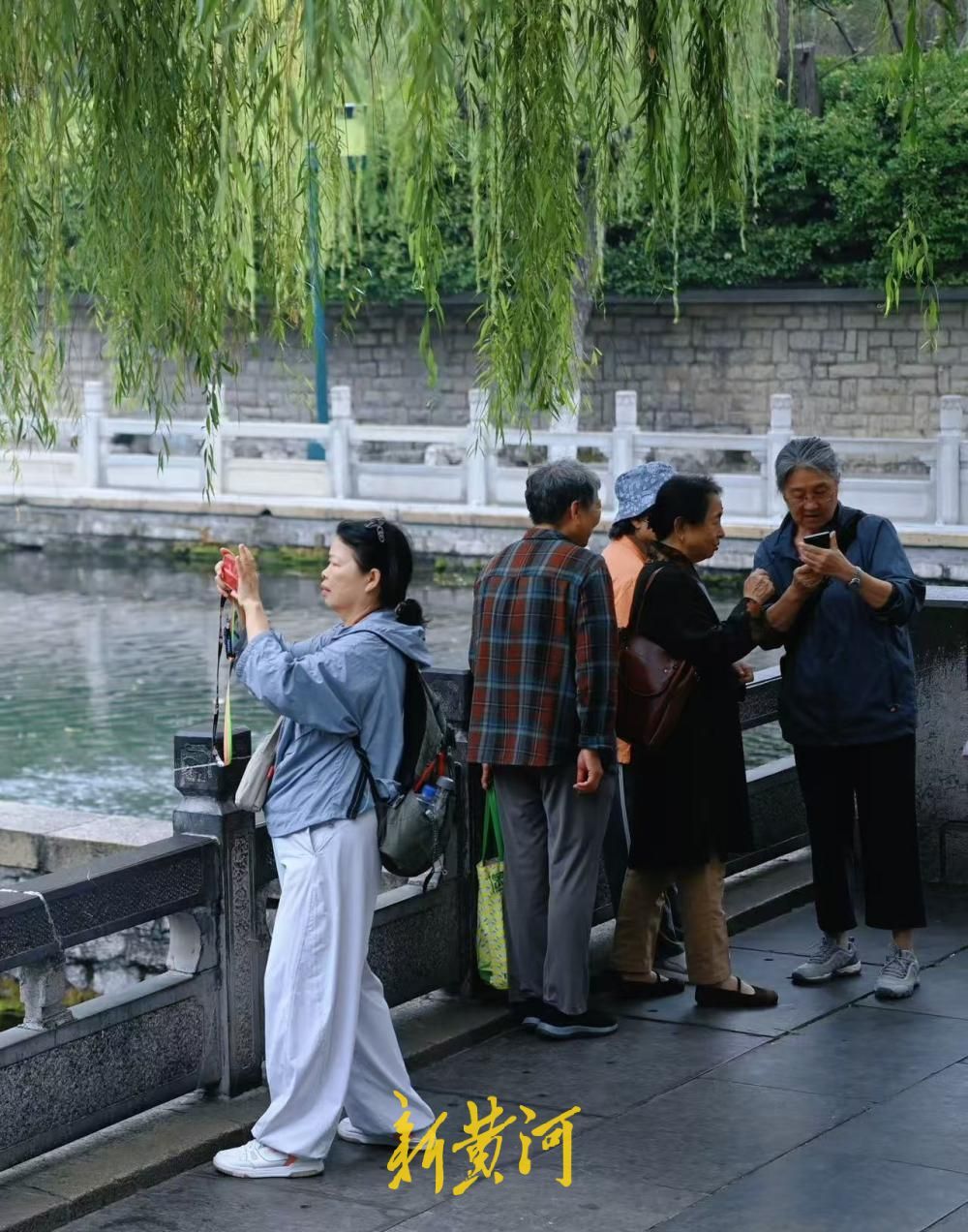 冷空气送秋意，泉城秋景醉游人