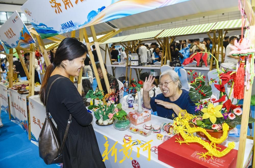 近百种非遗集中亮相中国·济南第六届高层次人才招引大会