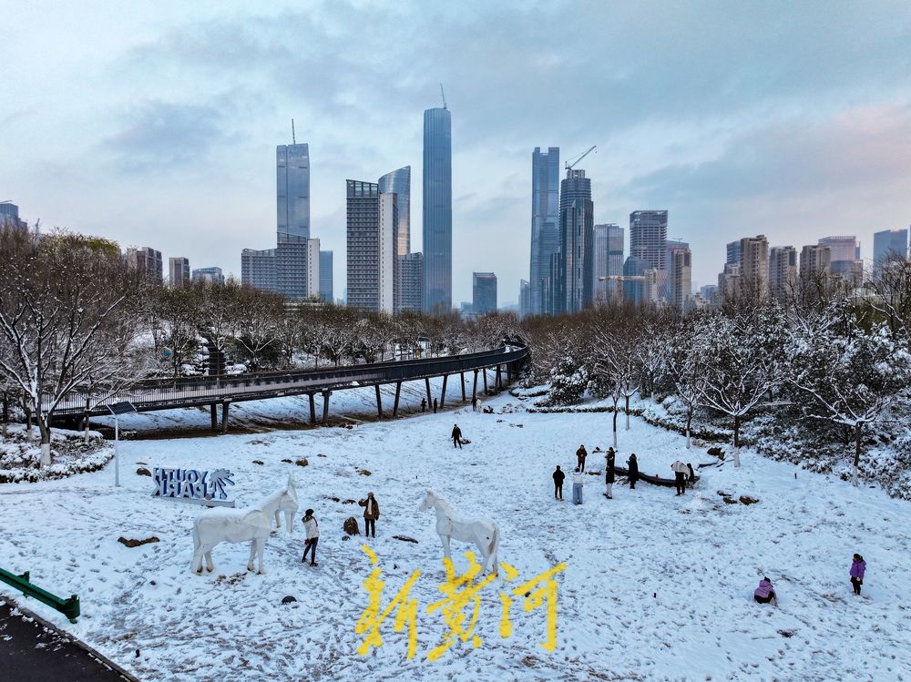 都市山林，冬韵天成！济南CBD上演冬日限定大片