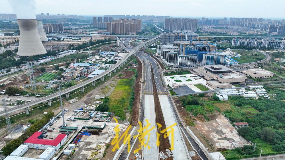 济南奥体西路北延全线“亮相”,距通车“一步之遥”