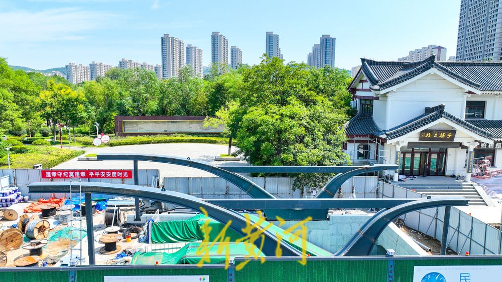 济南地铁4号线站点建设迎来新进展 