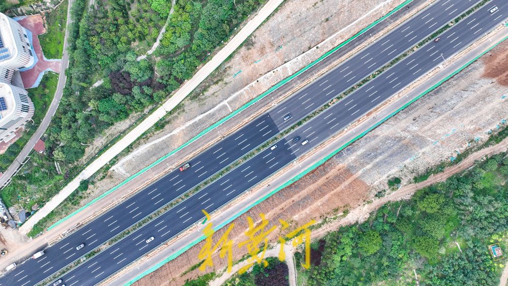 直通南部山区！省道103线最美旅游公路北端实现双向八车道通行