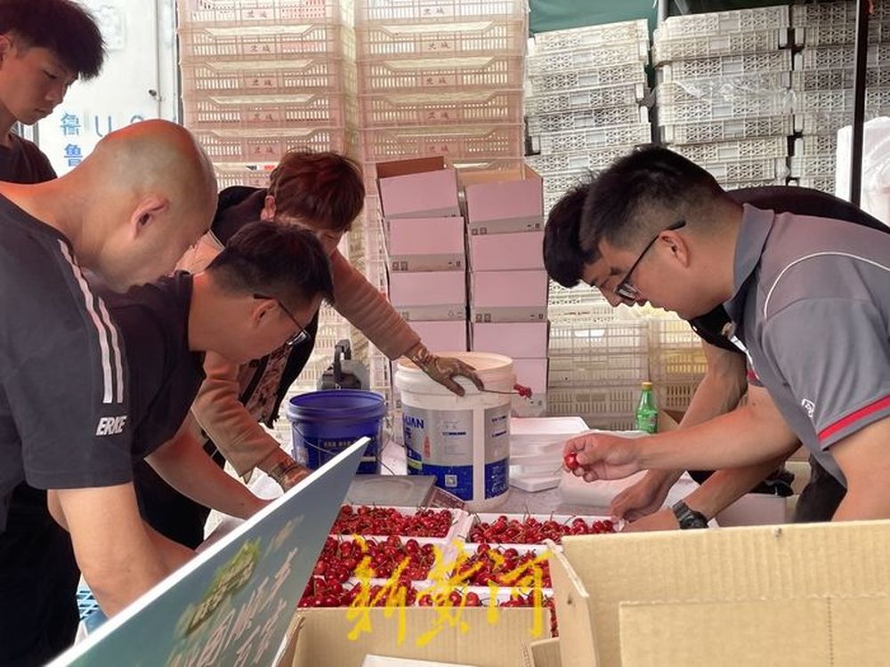 泰安大樱桃有了高铁专列！当日即达北京市民餐桌