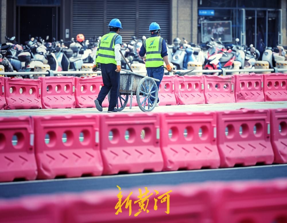 济南经一路西市场改造工程收尾，道路功能正逐步恢复