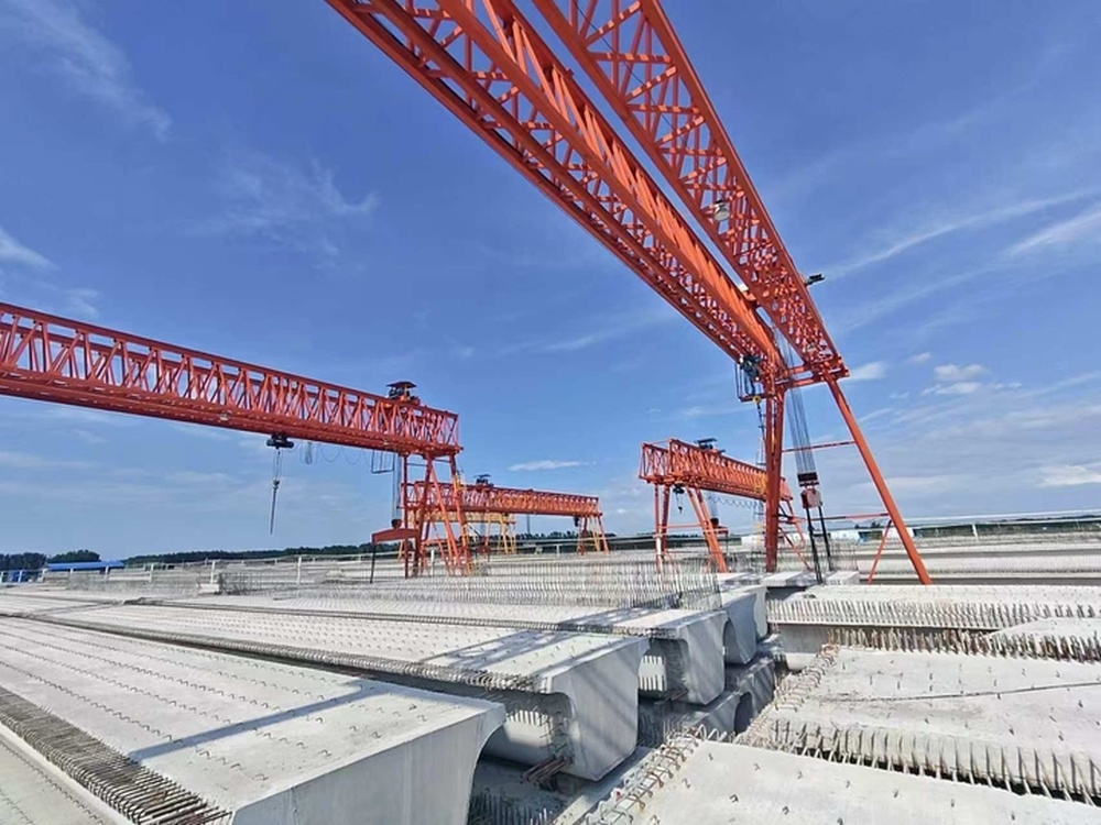 济南：凤凰黄河大桥南延工程建设提速 ，整体施工进度已过半