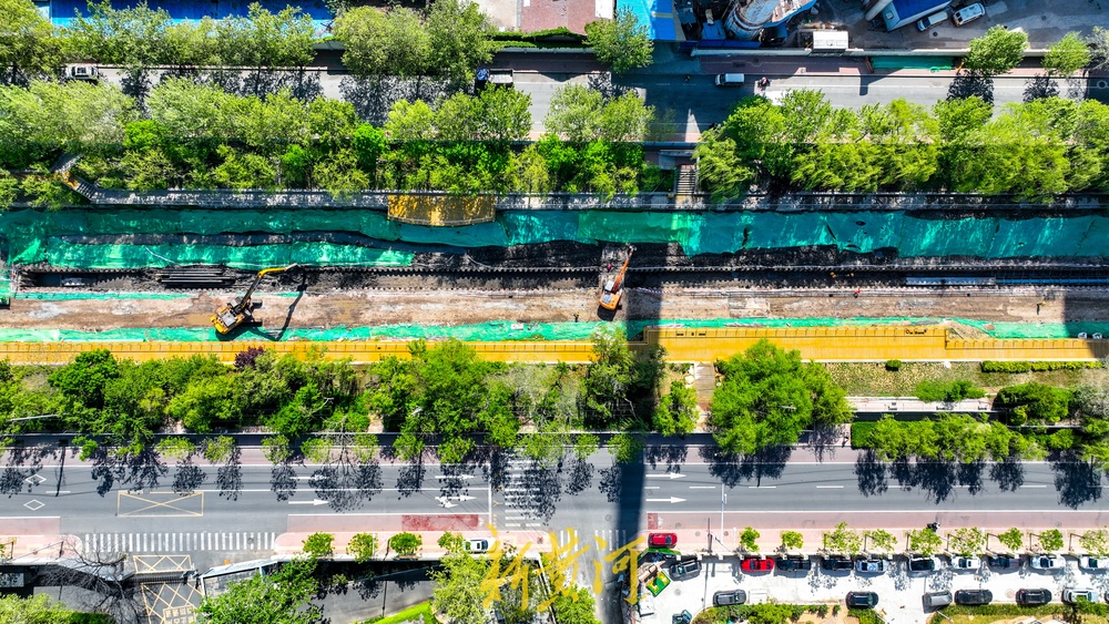 兴济河下埋入排水管道，疏通济南“地下动脉”