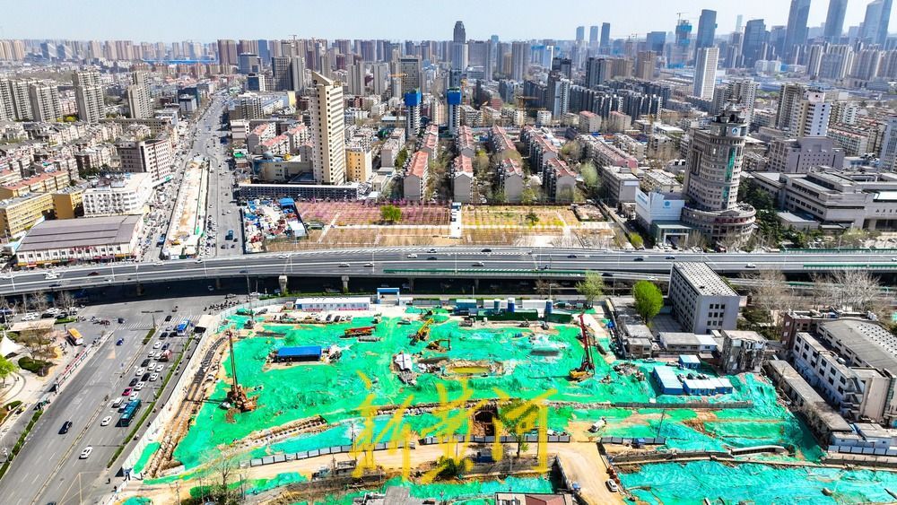 洪楼广场城市更新实施一周年 三地块同时建设新商业