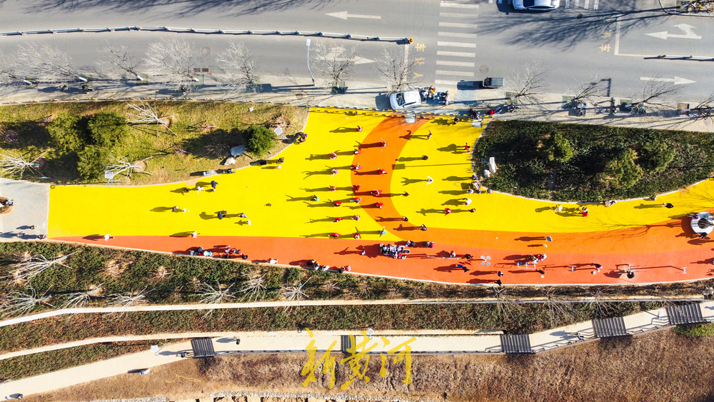 大辛河河道提升改造初见成效 新休闲广场成健身好去处