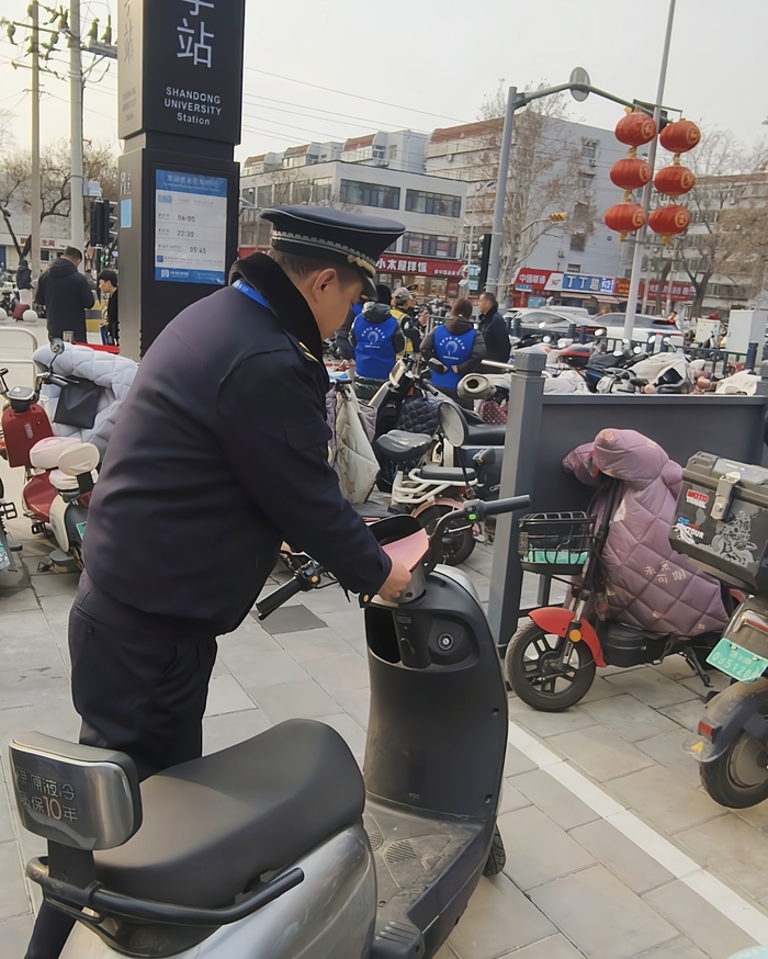 济南地铁站将“一站一策” 进一步挖掘非机动车停车资源