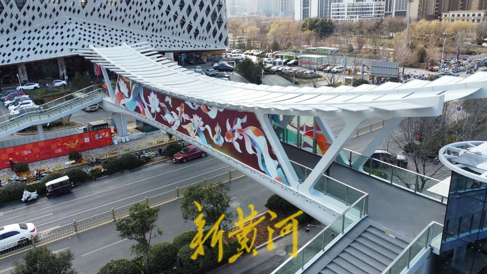 “C”形人行天桥建成，济南西城印象济南附近交通更便利了