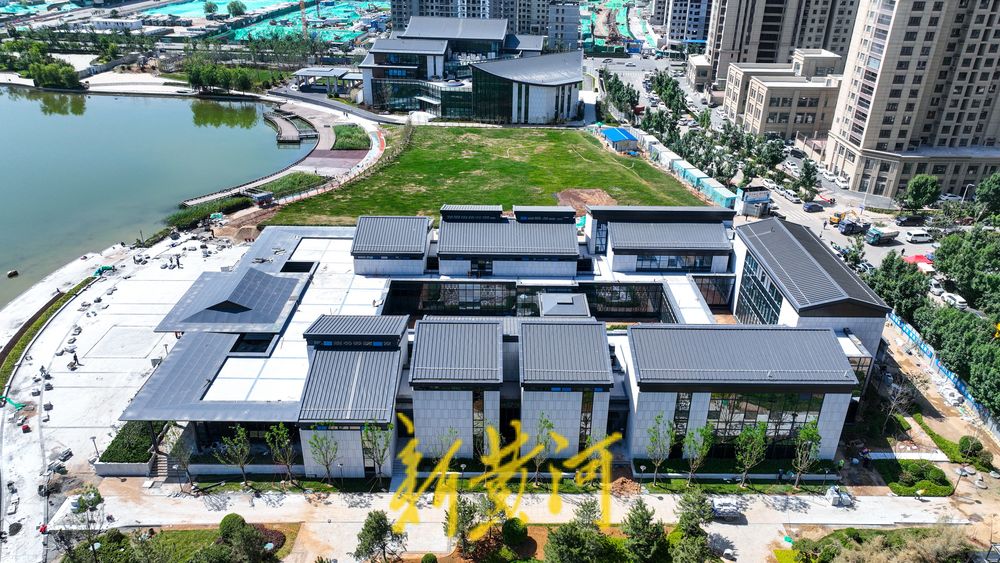 张养浩纪念馆揭面纱，仿古建筑临水而建