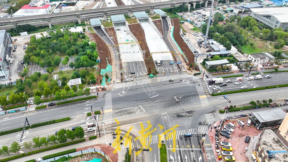 济南奥体西路北延全线“亮相”,距通车“一步之遥”