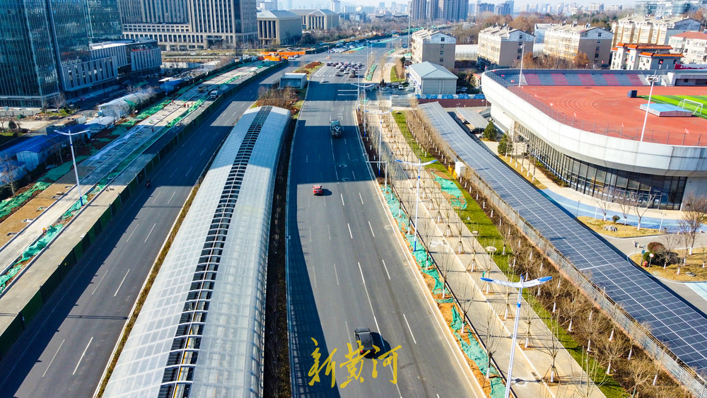 济南地铁8号线地下地上段完成衔接 经十东路将恢复双向12车道通行