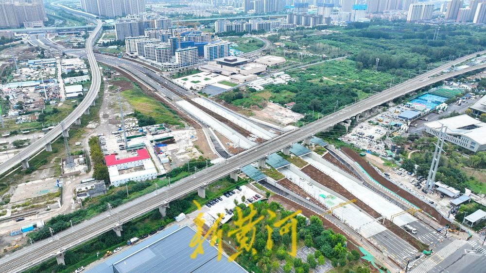 济南奥体西路北延全线“亮相”,距通车“一步之遥”