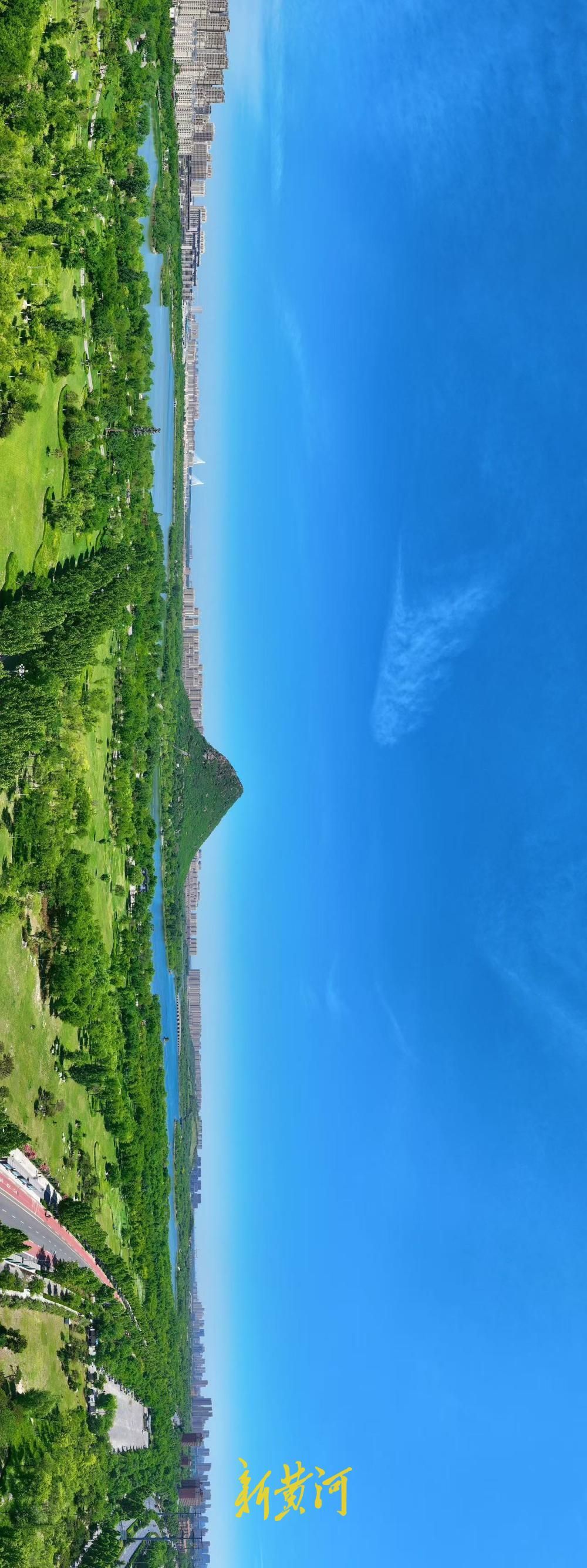 初夏景致入画来，济南华山湖满目青翠焕新颜