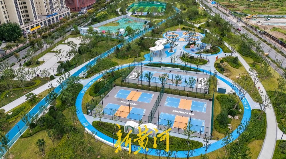 济南华山—白泉景观廊道再添新景 运动场地同步开放