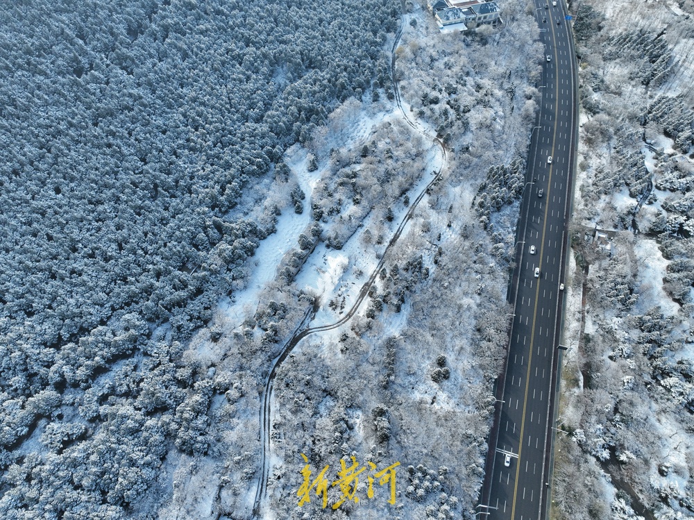 雪后千佛山银装素裹，宛如童话世界