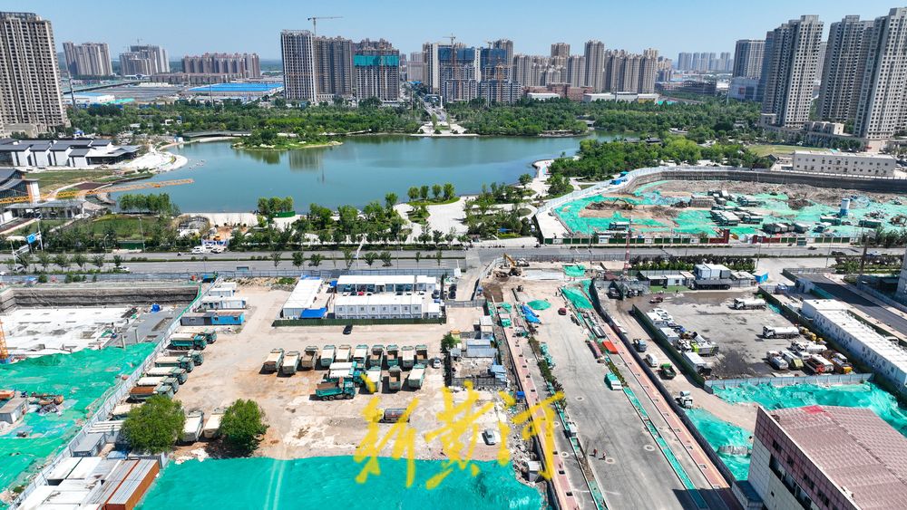 济南北湖核心区新增多条道路,片区交通路网进一步完善