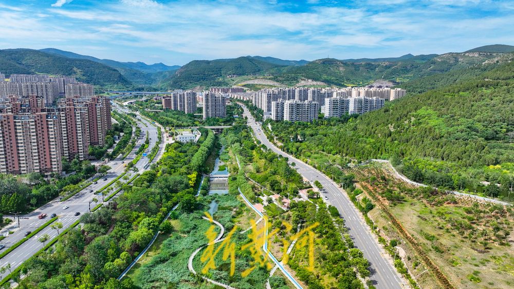 雨后山水汇聚补源 凤凰湖山清水秀水量充足