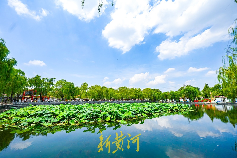 蓝天白云高温重返，济南开启纯净盛夏之颜