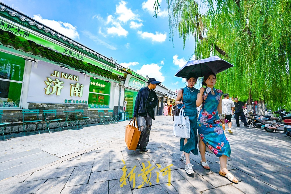 蓝天白云高温重返，济南开启纯净盛夏之颜