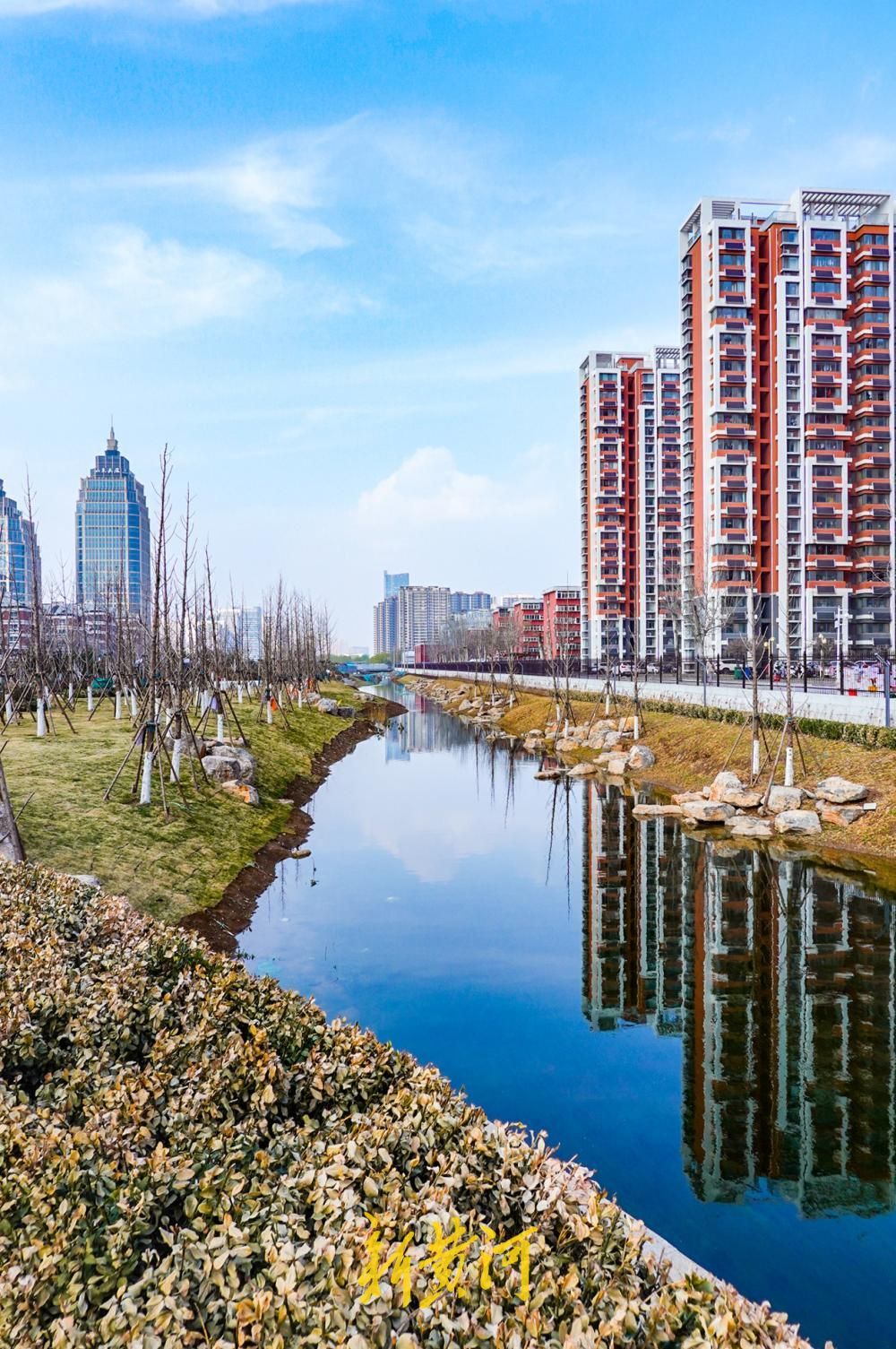 济南腊山河西路南延推进，新建景观带向市民开放