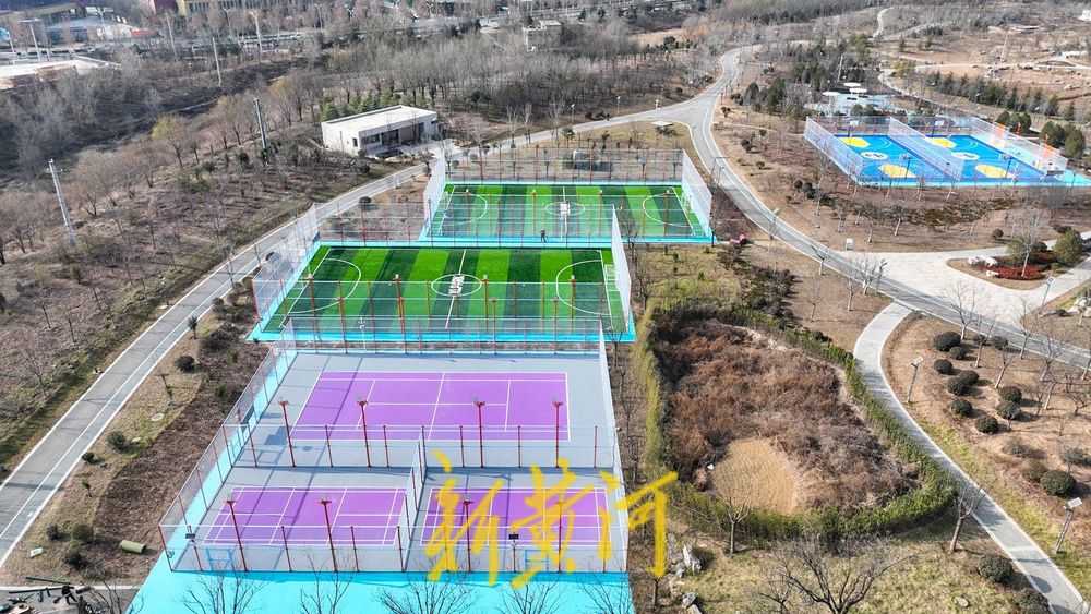 兴隆公园运动场地初具规模 打造济南城市运动新地标