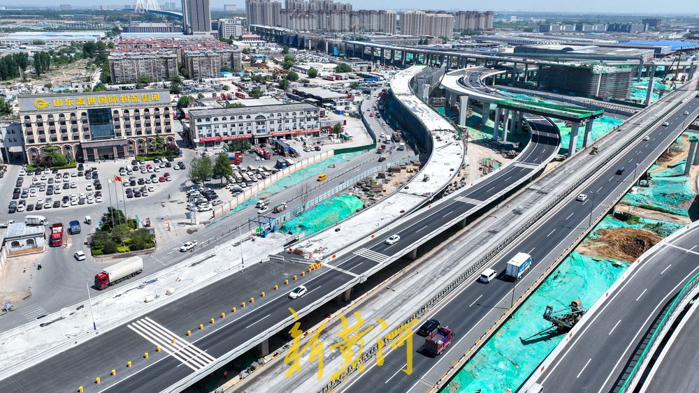 济南零点立交济广高速右幅封闭，新建匝道临时启用 