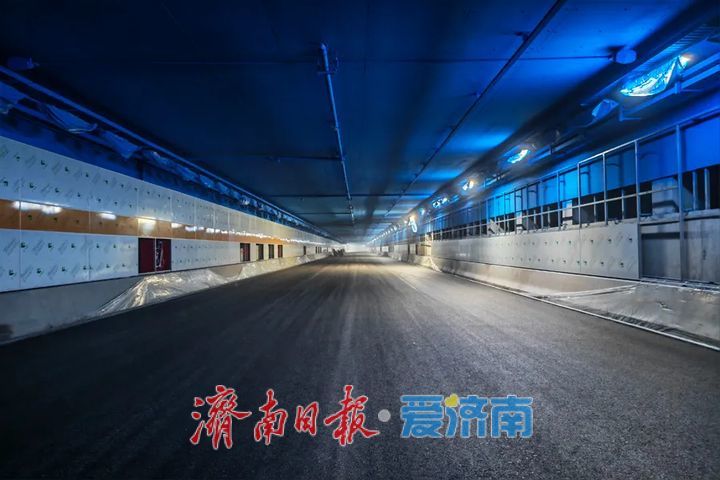 济南黄岗路黄河隧道冲刺通车
