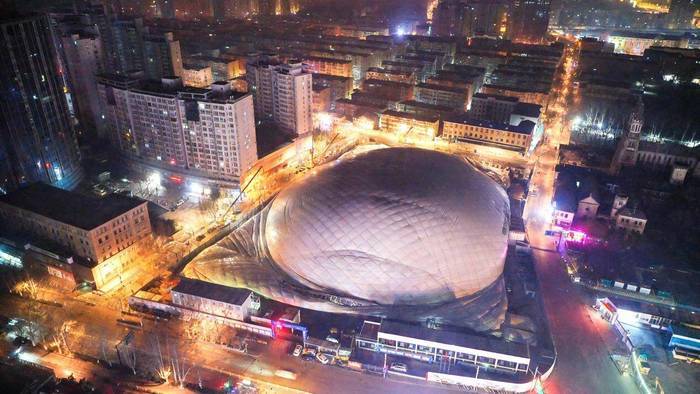 洪楼“大白”气膜拆除，济南洪楼1905项目地下结构工程按期高质量完成