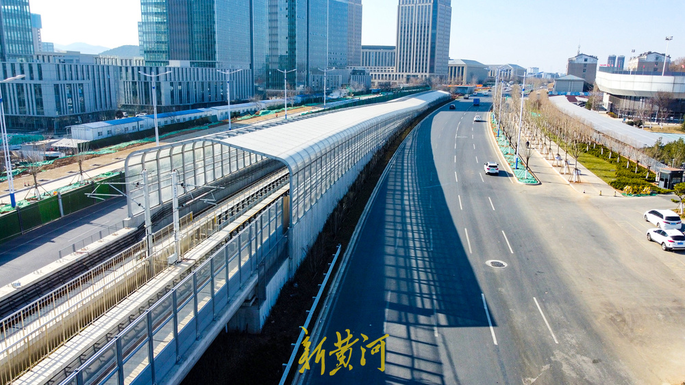 济南地铁8号线地下地上段完成衔接 经十东路将恢复双向12车道通行