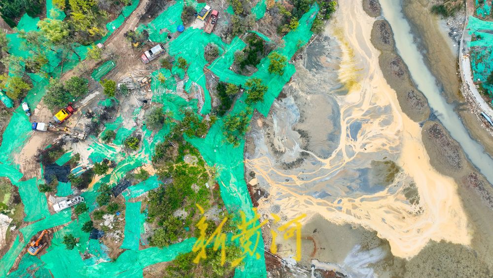 排空湖水清淤提质，济南彩虹湖景观全面改造提升