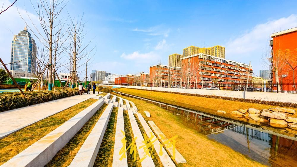 济南腊山河西路南延推进，新建景观带向市民开放