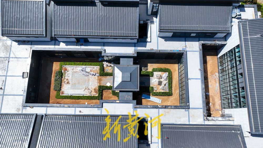 张养浩纪念馆揭面纱，仿古建筑临水而建