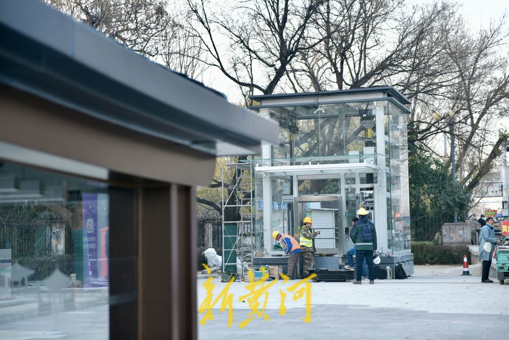 济南趵突泉南路地下通道主体完工 中式出入口亮相