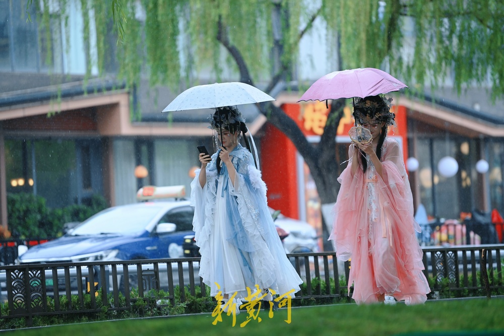 雨中漫步大明湖，邂逅翠绿朦胧中的浪漫
