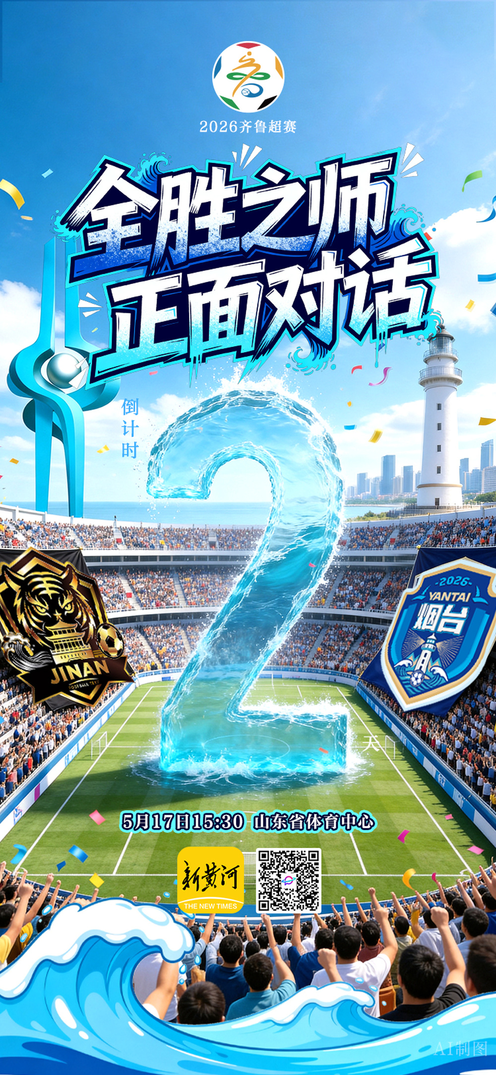 全胜之师，正面对话！期待本周日齐鲁超赛济南队VS烟台队