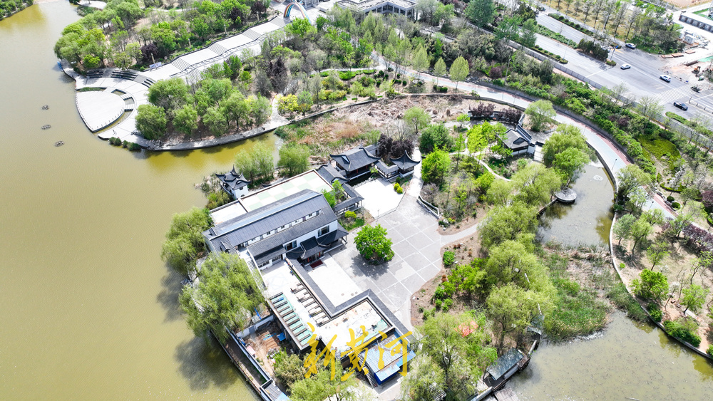 济南东部城区彩虹湖公园升级改造成“人才科技生态园”
