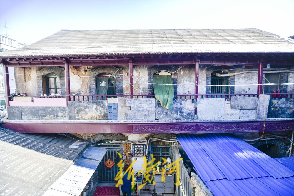 老商埠“阜成信西记”修缮，百年老宅加固换新装