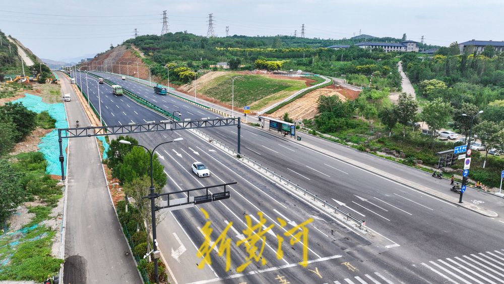 直通南部山区！省道103线最美旅游公路北端实现双向八车道通行