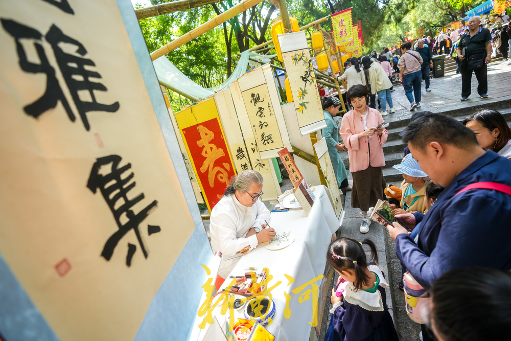 中秋氛围浓！千佛山“宋风游园会”热闹开场