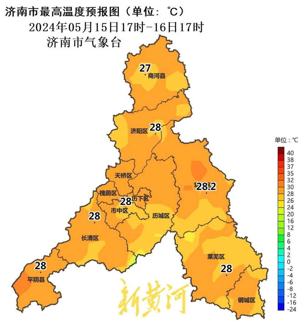 本周六济南将迎36℃大“烤”，首个高温日或将提早18天